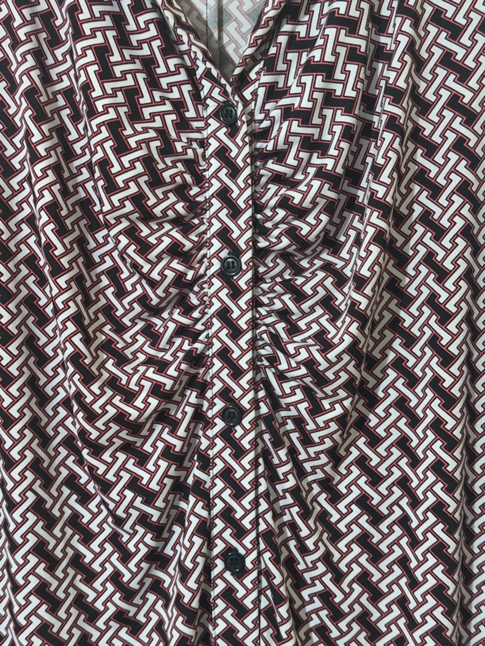 Laundry By Shelli Segal Purple and White Patterned Knee-Length Dress - Picture 4 of 10